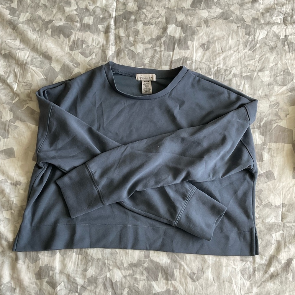 Blue Crewneck Sweatshirt